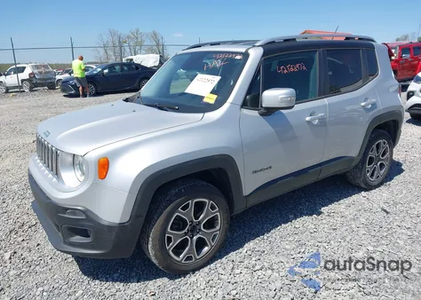 2016 Jeep Renegade Limited z USA, uszkodzony, nr VIN ZACCJBDT2GPD20595